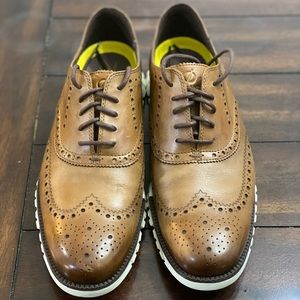 Cole Haan ZEROGRAND Lightweight Leather Loafers Sz 9.5 Men’s